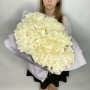 Букет из 25 белых французских роз — вид 2